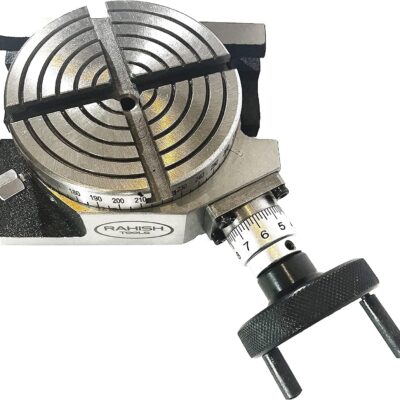 Rotary Table for Milling Machines 4" Inches (100mm) 4 Slots Horizontal and Vertical