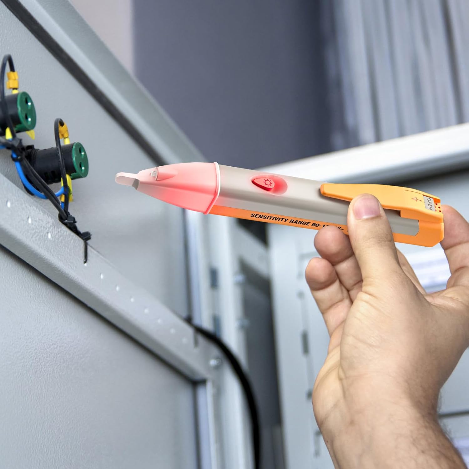 Voltage Tester, Non Contact Voltage Detector, Electrical Tester Pen Wire Breakpoint Finder - Image 2