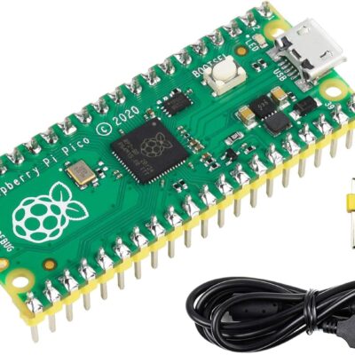 Raspberry Pi Pico Microcontroller Board, RP2040 Dual-core Arm Cortex M0+ Processor, Flexible Single Board Computer, Flagship Versatile Board by Raspberry Pi （1 Pack）