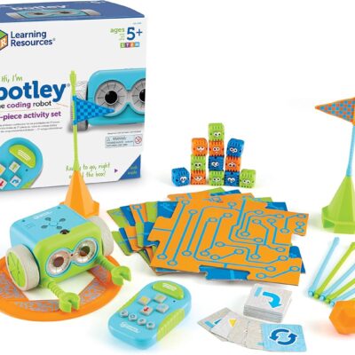 Learning Resources Botley The Coding Robot Activity Set - 77 Pieces, Ages 5+, Screen-Free Coding Robots for Kids, STEM Toys for Kids, Programming for Kids