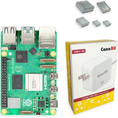 CanaKit Raspberry Pi 5 Basic Kit (8GB RAM | NO SD Card)