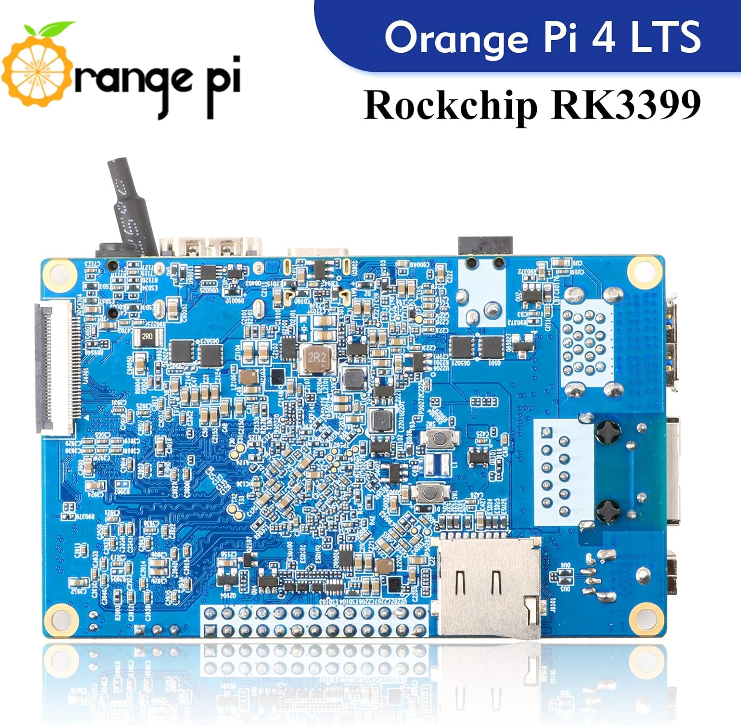 4 LTS 4GB LPDDR4 Rockchip RK3399 Six Core ARMR 64 Bit with 16GB EMMC Flash, Single Board Computer Run Android, Ubuntu, Debian OS (Pi 4 LTS 4GB +16GB EMMC) - Image 4