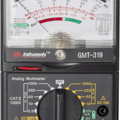 Gardner Bender GMT-319 Multimeter Tester, RJ-45 & RJ-11, 7 Function / 19 Range 1000V Black
