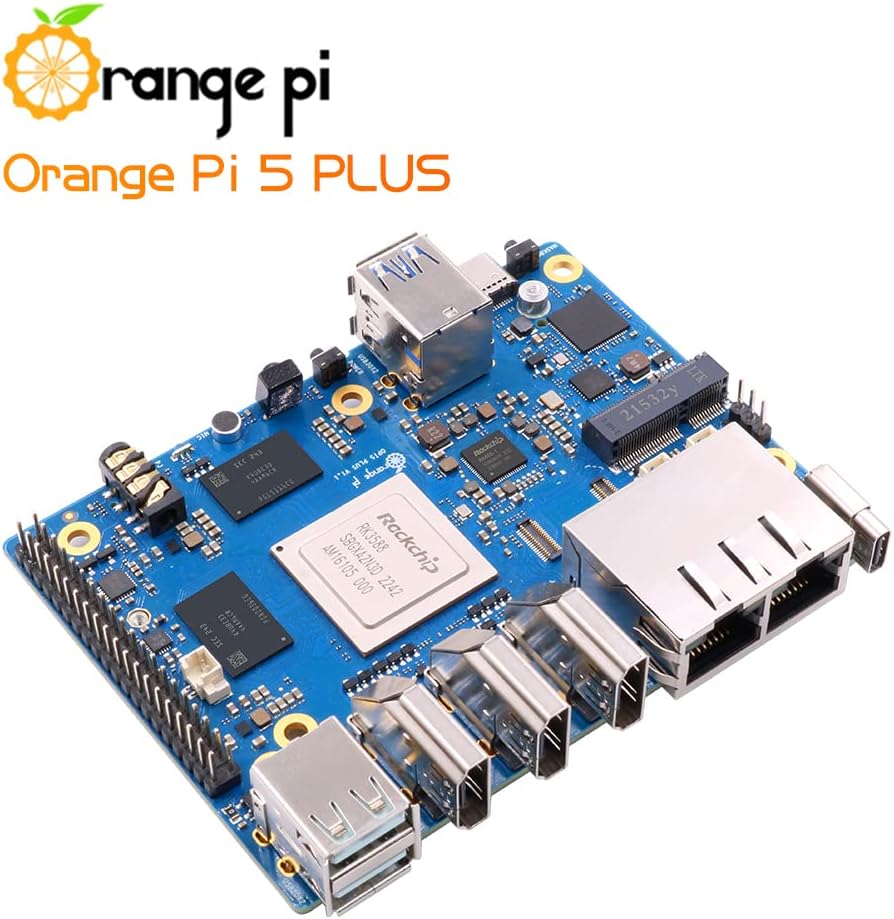 Orange Pi 5 Plus 8GB Rockchip RK3588 8 Core 64 Bit Single Board Computer, 2.4GHz Frequency Open Source Development Board Run Orange Pi OS, Android, Debian, Ubuntu (Pi 5 Plus 8G+5V4A TC Supply) - Image 5