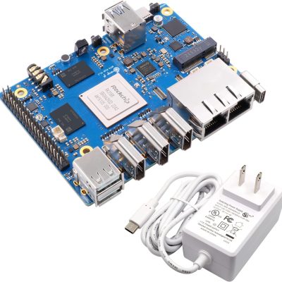 Orange Pi 5 Plus 8GB Rockchip RK3588 8 Core 64 Bit Single Board Computer, 2.4GHz Frequency Open Source Development Board Run Orange Pi OS, Android, Debian, Ubuntu (Pi 5 Plus 8G+5V4A TC Supply)